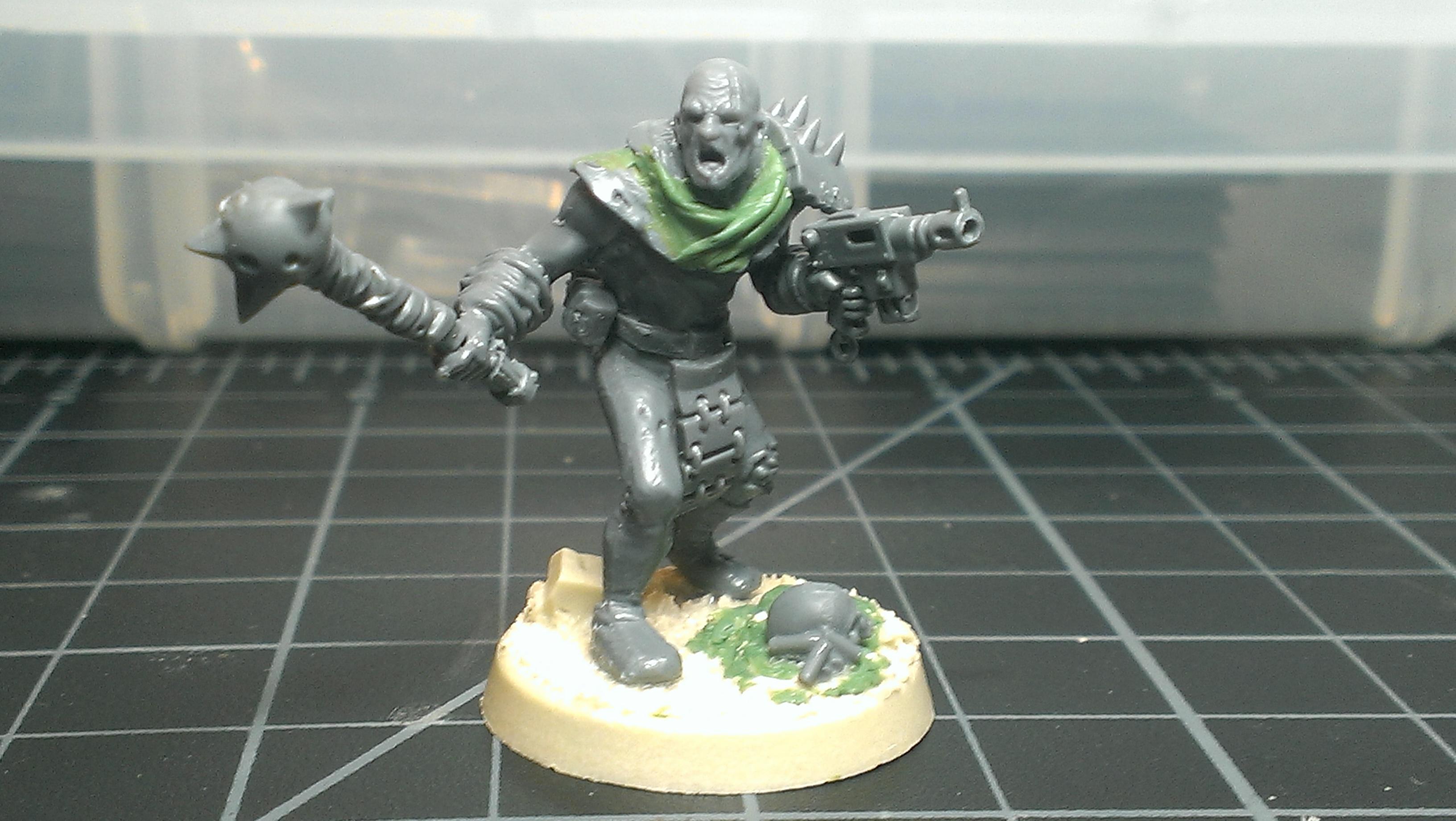 Figurine Scavvy With Autogun – Necromunda – Games Workshop – Rare – Occasion